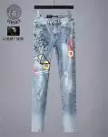 versace jeans origine homme denim ripped printing p5021383